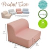 image:imageChildrens Factory Library Lounger Flexible Seating Classroom Furniture Comfy Kids Chairs GreenFern Single LoungerClay