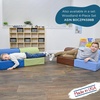 image:imageChildrens Factory Library Lounger Flexible Seating Classroom Furniture Comfy Kids Chairs GreenFern Single LoungerDeep Water
