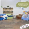 image:imageChildrens Factory Library Lounger Flexible Seating Classroom Furniture Comfy Kids Chairs GreenFern Single LoungerFern