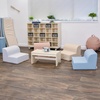 image:imageChildrens Factory Library Lounger Flexible Seating Classroom Furniture Comfy Kids Chairs GreenFern Single LoungerFog Blue