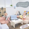 image:imageChildrens Factory Library Lounger Flexible Seating Classroom Furniture Comfy Kids Chairs GreenFern Single LoungerGlacier Gray