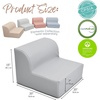 image:imageChildrens Factory Library Lounger Flexible Seating Classroom Furniture Comfy Kids Chairs GreenFern Single LoungerGlacier Gray