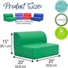 image:imageChildrens Factory Library Lounger Flexible Seating Classroom Furniture Comfy Kids Chairs GreenFern Single LoungerGreen