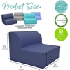 image:imageChildrens Factory Library Lounger Flexible Seating Classroom Furniture Comfy Kids Chairs GreenFern Single LoungerNavy