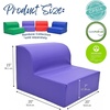 image:imageChildrens Factory Library Lounger Flexible Seating Classroom Furniture Comfy Kids Chairs GreenFern Single LoungerPurple