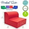 image:imageChildrens Factory Library Lounger Flexible Seating Classroom Furniture Comfy Kids Chairs GreenFern Single LoungerRed