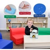 image:imageChildrens Factory Library Lounger Flexible Seating Classroom Furniture Comfy Kids Chairs GreenFern Single LoungerRed