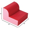 image:imageChildrens Factory Library Lounger Flexible Seating Classroom Furniture Comfy Kids Chairs GreenFern Single LoungerRedPink