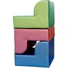 image:imageChildrens Factory Library Lounger Flexible Seating Classroom Furniture Comfy Kids Chairs GreenFern Single LoungerRedPink