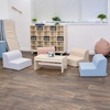 image:imageChildrens Factory Library Lounger Flexible Seating Classroom Furniture Comfy Kids Chairs GreenFern Single LoungerSand