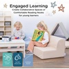 image:imageChildrens Factory Library Lounger Flexible Seating Classroom Furniture Comfy Kids Chairs GreenFern Single LoungerSand