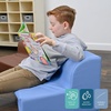 image:imageChildrens Factory Library Lounger Flexible Seating Classroom Furniture Comfy Kids Chairs GreenFern Single LoungerSky Blue