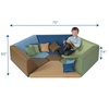 image:imageChildrens Factory Woodland Hollow Kids Reading Nook Toddler Modular Couch for Daycare Classroom Preschool Furniture
