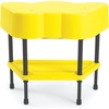 image:imageChildrens Factory  AFB5100PY Toddler Sensory Table with Lid Adjustable Height Sand amp Water IndoorOutdoor Play Equipment for Kids PlayroomHomeschoolClassroom YellowYellow