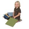 image:imageChildrens Factory 12 Woodland Sit Arounds Square Set5 CF349045 Toddler Classroom amp Daycare Floor Cushions Flexible Daycare or Nursery Seating