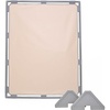image:imageChildrens Factory Classroom Room Divider Room Divider Panel Glacier Gray  WaterResistant Vinyl Room Divider Panel Freestanding Privacy Screen for Daycare or Preschool Cantilever Feet IncludedSand