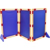 image:imageChildrens Factory Classroom Room Divider Room Divider Panel Rainbow 3  WaterResistant Vinyl Room Divider Panel Set Freestanding Privacy Screen for Daycare or Preschool Cantilever Feet IncludedBlue