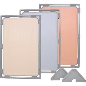 image:imageChildrens Factory Classroom Room Divider Room Divider Panel Rainbow 3  WaterResistant Vinyl Room Divider Panel Set Freestanding Privacy Screen for Daycare or Preschool Cantilever Feet IncludedElements