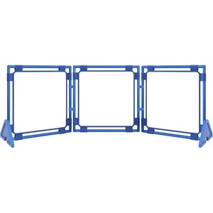 image:imageChildrens Factory Classroom Room Divider Room Divider Panel Woodland 5  WaterResistant Vinyl Room Divider Panel Set Freestanding Privacy Screen for Daycare or Preschool Cantilever Feet IncludedClear