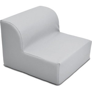 image:imageChildrens Factory Library Lounger Flexible Seating Classroom Furniture Comfy Kids Chairs GreenFern Single LoungerGlacier Gray