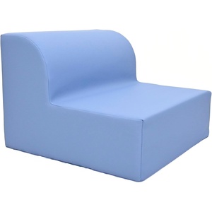 image:imageChildrens Factory Library Lounger Flexible Seating Classroom Furniture Comfy Kids Chairs GreenFern Single LoungerSky Blue
