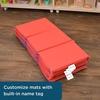 image:imageChildrens Factory 3 Section Toddler Nap Mats 2 inch Thick Toddler Sleeping Mats for Preschools and Daycares Easy to Clean Folding Nap Pad