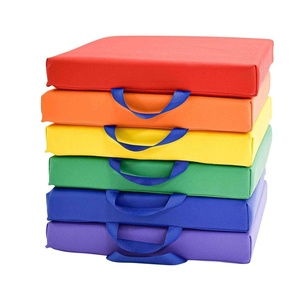 image:imagePrimary Square Floor Cushions  Set of 6