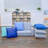 image:imageChildrens Factory 17 Puffy Pillows Toddler Classroom Pillows for Preschool or Daycare Durable StainResistant Vegan Leather Woodland 6 PackTranquility