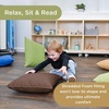 image:imageChildrens Factory 17 Puffy Pillows Toddler Classroom Pillows for Preschool or Daycare Durable StainResistant Vegan Leather Woodland 6 PackWoodland