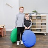image:imageChildrens Factory Mini Round Poufs Flexible Classroom Seating Durable Floor Cushions with Handles Glacier Gray and Clay Set of 2Blue and Green