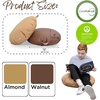 image:imageChildrens Factory Mini Round Poufs Flexible Classroom Seating Durable Floor Cushions with Handles Glacier Gray and Clay Set of 2Walnut and Almond