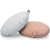 image:imageChildrens Factory Mini Round Poufs Flexible Classroom Seating Durable Floor Cushions with Handles Glacier Gray and Clay Set of 2Glacier Gray and Clay
