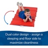 image:imageChildrens Factory Nap Mats 1 inch Thick Toddler Sleeping Mats for Preschools and Daycares Comfortable and Soft 4 Section Folding Nap PadBlue