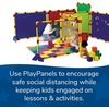 image:imageChildrens Factory Replacement Cantilever Support Legs Plastic Support Feet Compatible with PlayPanel Room Dividers Blue