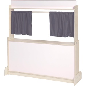 image:imageChildrens Factory Puppet Theatre with Dry Erase Board Kids Pretend Play Learning Activities Small Whiteboard Classroom Furniture Assembly RequiredAssembly Required