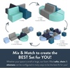 image:imageChildrens Factory Toddler Chair and Toddler Couch Set Small Deep WaterGrey
