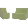 image:imageChildrens Factory Kids Chair and Kids Couch Set Large SageSage