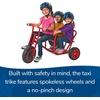 image:imageCLASSICRIDER Toddler Trike Kids Tricycle for Riders Ages 3 and up Preschool Daycare Playground Kids Tricycles Rubber Tires RedBlack 12 Tandem Taxi