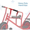 image:imageCLASSICRIDER Toddler Trike Kids Tricycle for Riders Ages 3 and up Preschool Daycare Playground Kids Tricycles Rubber Tires RedBlack 12 Tandem Taxi