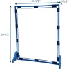 image:imageChildrens Factory Big Screen PlayPanel Set Kids Room Divider Classroom Privacy Screen Set of 4 RainbowClear