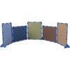 image:imageChildrens Factory Big Screen PlayPanel Set Kids Room Divider Classroom Privacy Screen Set of 4 RainbowWoodland