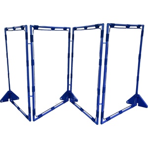 image:imageChildrens Factory Big Screen PlayPanel Set Kids Room Divider Classroom Privacy Screen Set of 4 RainbowClear