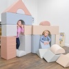 image:imageChildrens Factory 12 Module Blocks Foam Building Blocks for Toddlers Tranquility Set of 21 Set AElements