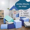 image:imageChildrens Factory 12 Module Blocks Foam Building Blocks for Toddlers Tranquility Set of 21 Set ATranquility