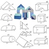 image:imageChildrens Factory 12 Module Blocks Foam Building Blocks for Toddlers Tranquility Set of 21 Set ATranquility