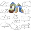 image:imageChildrens Factory 12 Module Blocks Foam Building Blocks for Toddlers Tranquility Set of 21 Set AWoodland