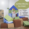 image:imageChildrens Factory 12 Module Blocks Foam Building Blocks for Toddlers Tranquility Set of 21 Set AWoodland