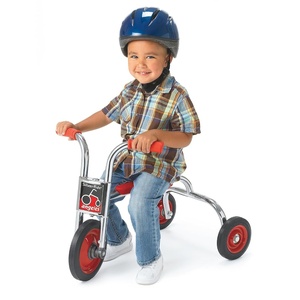 image:imageAngeles Push Bike for Toddlers Toddler Tricycle with Solid Airless Rubber Tires Kids Bike for Preschools and Daycare Ages 18 Months and up SilverRider 1275 Tall Seat